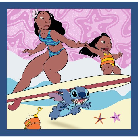 Trefl Puzzle Puzzla 3w1 - Czas ze Stitchem Lilo and Stitch Trefl 34896 Trefl Puzzle Puzzla 3w1 - Czas ze Stitchem Lilo and Stitch Trefl 34896