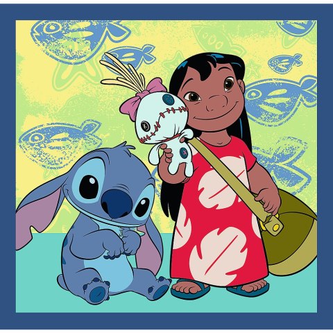 Trefl Puzzle Puzzla 3w1 - Czas ze Stitchem Lilo and Stitch Trefl 34896 Trefl Puzzle Puzzla 3w1 - Czas ze Stitchem Lilo and Stitch Trefl 34896