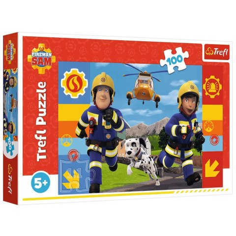 Trefl Puzzle Puzzle 100 - Zawsze pomocny Strażak Sam Trefl 16518