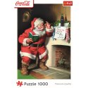 Trefl Puzzle Puzzle - 1000 XMAS - Coca-Cola: Mikołaj przy kominku Trefl 10922 Trefl Puzzle Puzzle - 1000 XMAS - Coca-Cola: Mikołaj przy kominku Trefl 10922