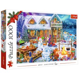 Trefl Puzzle Puzzle - 1000 XMAS - Zimowy czas Trefl 10948
