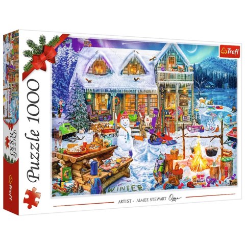 Trefl Puzzle Puzzle - 1000 XMAS - Zimowy czas Trefl 10948 Trefl Puzzle Puzzle - 1000 XMAS - Zimowy czas Trefl 10948