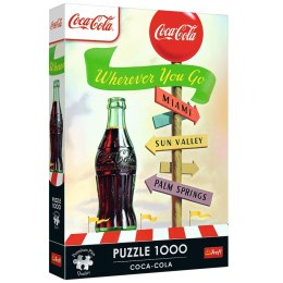 Trefl Puzzle Puzzle - 1000 Premium Plus - Coca-Cola: Gdziekolwiek zmierzasz Trefl 12098
