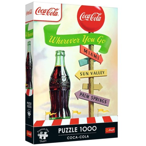 Trefl Puzzle Puzzle - 1000 Premium Plus - Coca-Cola: Gdziekolwiek zmierzasz Trefl 12098