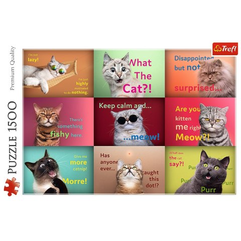 Trefl Puzzle Puzzle 1500 Zabawne Kocie Portrety Trefl 26212 Trefl Puzzle Puzzle 1500 Zabawne Kocie Portrety Trefl 26212