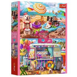 Trefl Puzzle Puzzle - 2x500 - Wakacyjny czas Trefl 37533