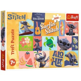 Trefl Puzzle Puzzle 200 - Hawajskie przygody - Disney Stitch Trefl 13331
