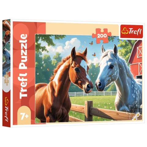 Trefl Puzzle Puzzle 200 - Konie na polanie - Trefl 13328