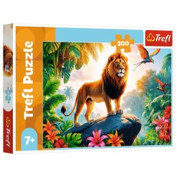 Trefl Puzzle Puzzle 200 - Król dżungli Trefl 13329