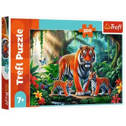 Trefl Puzzle Puzzle 200 - Tygrysie zwyczaje Trefl 13330