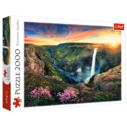Trefl Puzzle Puzzle - 2000 - Wodospad Haifoss, Islandia Trefl 27091
