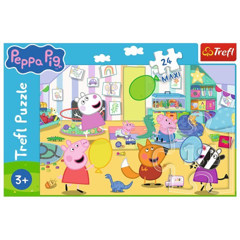 Trefl Puzzle Puzzle 24 Maxi - Piękna Peppa - Świnka Peppa Trefl 14367 Trefl Puzzle Puzzle 24 Maxi - Piękna Peppa - Świnka Peppa Trefl 14367
