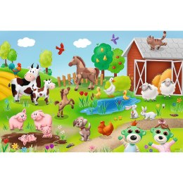 Trefl Puzzle Puzzle 24 maxi Bobaski i Zwierzęta Trefl 14372