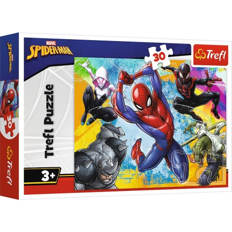 Trefl Puzzle Puzzle 30 - Kolory Spider-Man"a - Disney Marvel Spiderman Trefl 18307 Trefl Puzzle Puzzle 30 - Kolory Spider-Man"a - Disney Marvel Spiderman Trefl 18307