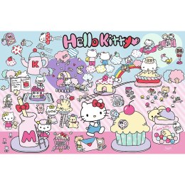 Trefl Puzzle Puzzle - 300 - Poznaj Świat Hello Kitty - Hello Kitty Trefl 23031
