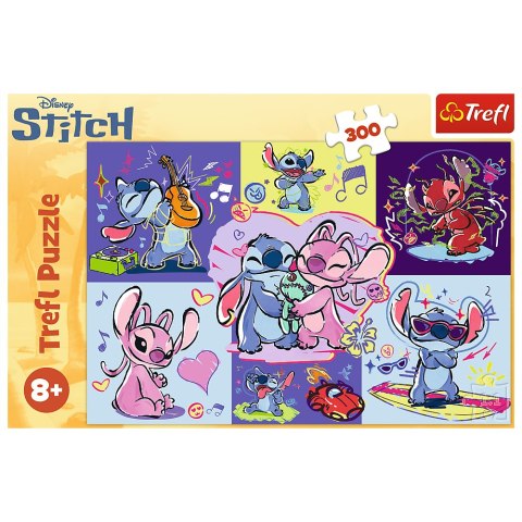 Trefl Puzzle Puzzle - 300 - Zakręcony Stitch - Disney Lilo and Stitch Trefl 23033 Trefl Puzzle Puzzle - 300 - Zakręcony Stitch - Disney Lilo and Stitch Trefl 23033
