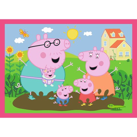 Trefl Puzzle Puzzle 4w1 (12,15,20,24) - Peppa uwielbia przygody Trefl 34672 Trefl Puzzle Puzzle 4w1 (12,15,20,24) - Peppa uwielbia przygody Trefl 34672