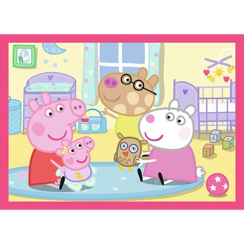 Trefl Puzzle Puzzle 4w1 (12,15,20,24) - Peppa uwielbia przygody Trefl 34672 Trefl Puzzle Puzzle 4w1 (12,15,20,24) - Peppa uwielbia przygody Trefl 34672