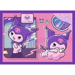 Trefl Puzzle Puzzle - 4w1 - Dzień Kuromi - Hello Kitty Trefl 34676