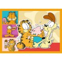 Trefl Puzzle Puzzle 4w1 Garfield Kocha lasanięTrefl 34673
