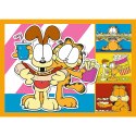 Trefl Puzzle Puzzle 4w1 Garfield Kocha lasanięTrefl 34673