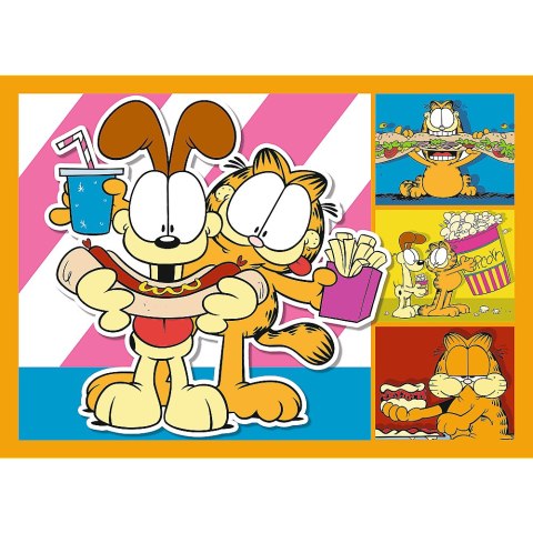 Trefl Puzzle Puzzle 4w1 Garfield Kocha lasanięTrefl 34673 Trefl Puzzle Puzzle 4w1 Garfield Kocha lasanięTrefl 34673
