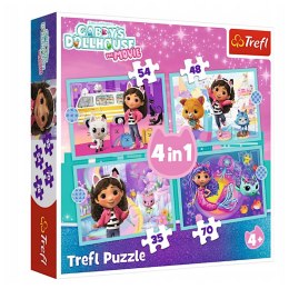 Trefl Puzzle Puzzle - 4w1 -Przygoda Gabby - Gabby