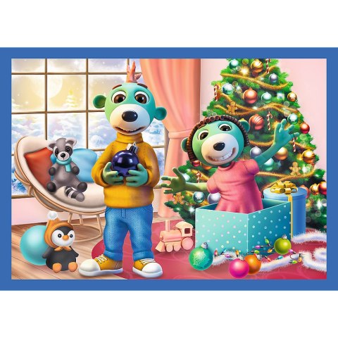 Trefl Puzzle Puzzle - 4w1 - U Treflików pada śnieg Trefl 34657 Trefl Puzzle Puzzle - 4w1 - U Treflików pada śnieg Trefl 34657