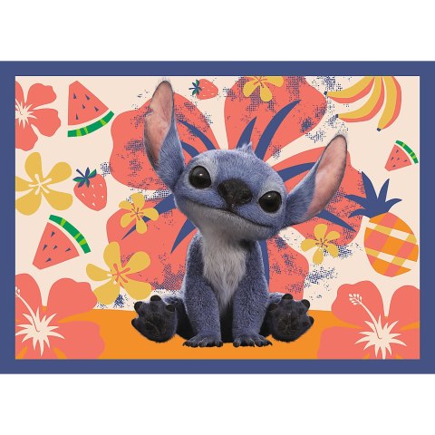 Trefl Puzzle Puzzle - 4w1 - Wakacje na Hawajach - Disney Stitch Trefl 34666 Trefl Puzzle Puzzle - 4w1 - Wakacje na Hawajach - Disney Stitch Trefl 34666
