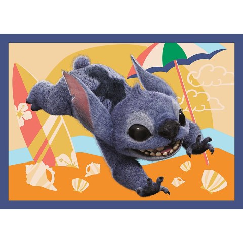 Trefl Puzzle Puzzle - 4w1 - Wakacje na Hawajach - Disney Stitch Trefl 34666 Trefl Puzzle Puzzle - 4w1 - Wakacje na Hawajach - Disney Stitch Trefl 34666