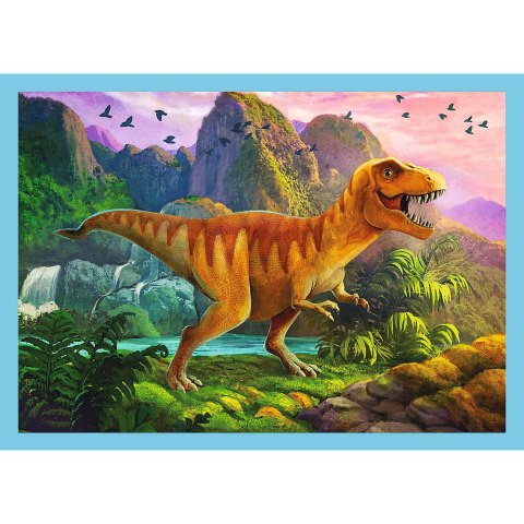 Trefl Puzzle Puzzle - 4w1 - Wyjątkowe dinozaury - Trefl 34609 Trefl Puzzle Puzzle - 4w1 - Wyjątkowe dinozaury - Trefl 34609