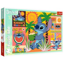 Trefl Puzzle Puzzle - 500 - Wakacje ze Stichem Disney Lilo&Stitch Trefl 37483