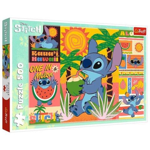 Trefl Puzzle Puzzle - 500 - Wakacje ze Stichem Disney Lilo&Stitch Trefl 37483 Trefl Puzzle Puzzle - 500 - Wakacje ze Stichem Disney Lilo&Stitch Trefl 37483