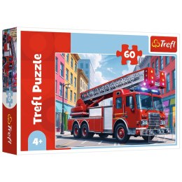 Trefl Puzzle Puzzle 60 - Wóz strażacki Trefl 17405