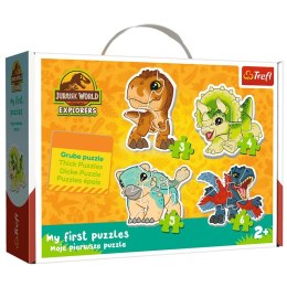 Trefl Puzzle Puzzle Baby Classic - Urocze dinozaury - Jurassic World Trefl 36138