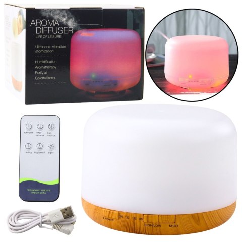 LEAN Nawilżacz Powietrza Dyfuzor Aromaterapia Lampka Nocna LED Pilot 300ml LEAN Nawilżacz Powietrza Dyfuzor Aromaterapia Lampka Nocna LED Pilot 300ml