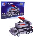 LEAN TOYS Klocki Konstrukcyjne Armia Wojsko Militarne Środki Transportu Robot 2w1