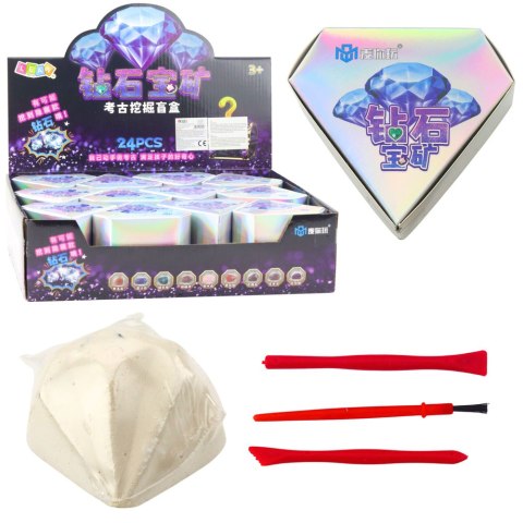 LEAN TOYS Wykopaliska Diamentów Zestaw Archeologiczny Kamienie Narzędzia