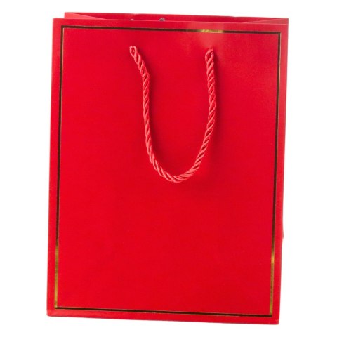 LEAN Torba Prezentowa Ze Złotą Ramką Mix Kolor 23 x 18 x 10 cm LEAN Torba Prezentowa Ze Złotą Ramką Mix Kolor 23 x 18 x 10 cm
