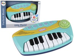 LEAN Toys Pianino Interaktywne Niebieskie Little Pianist