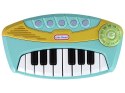 LEAN Toys Pianino Interaktywne Niebieskie Little Pianist