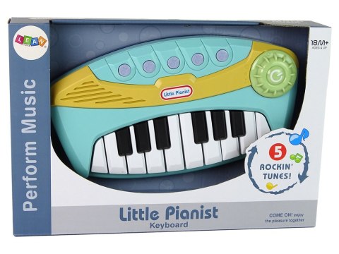 LEAN Toys Pianino Interaktywne Niebieskie Little Pianist LEAN Toys Pianino Interaktywne Niebieskie Little Pianist