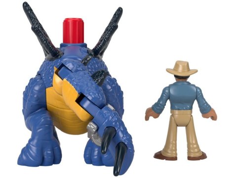 Jurassic World zestaw Imaginext figurki Stegosaurus + Dr. Grant ZA5097 Jurassic World zestaw Imaginext figurki Stegosaurus + Dr. Grant ZA5097