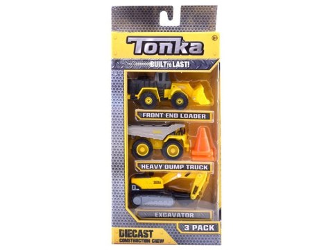 Maszyny budowlane Tonka Autka zestaw 3 szt ZA3617 Maszyny budowlane Tonka Autka zestaw 3 szt ZA3617