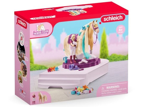 Schleich obrotowa stacja do pielęgnacji koni Sofia koń figurka akc ZA6003 Schleich obrotowa stacja do pielęgnacji koni Sofia koń figurka akc ZA6003
