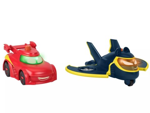 Zestaw autek DC BATWHEELS Pojazdy ze światłami Batwing Redbird ZA6046 Zestaw autek DC BATWHEELS Pojazdy ze światłami Batwing Redbird ZA6046