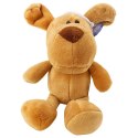 LEAN TOYS Pluszowa Maskotka Przytulanka Pies Z Przyssawką Brązowy 23 x 12 cm