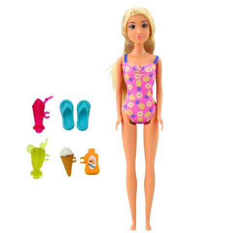 LEAN Toys Zestaw Lalka Anlily Na Plaży Basen Palma Akcesoria 8 el. LEAN Toys Zestaw Lalka Anlily Na Plaży Basen Palma Akcesoria 8 el.