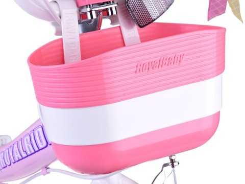 RoyalBaby rower dziecięcy JENNY 16" koszyk kółka boczne kokardki RB16G-4 RoyalBaby rower dziecięcy JENNY 16" koszyk kółka boczne kokardki RB16G-4