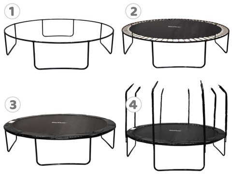 Trampolina ogrodowa SkyFlyer + drabinka 14FT 426cm Trampolina ogrodowa SkyFlyer + drabinka 14FT 426cm